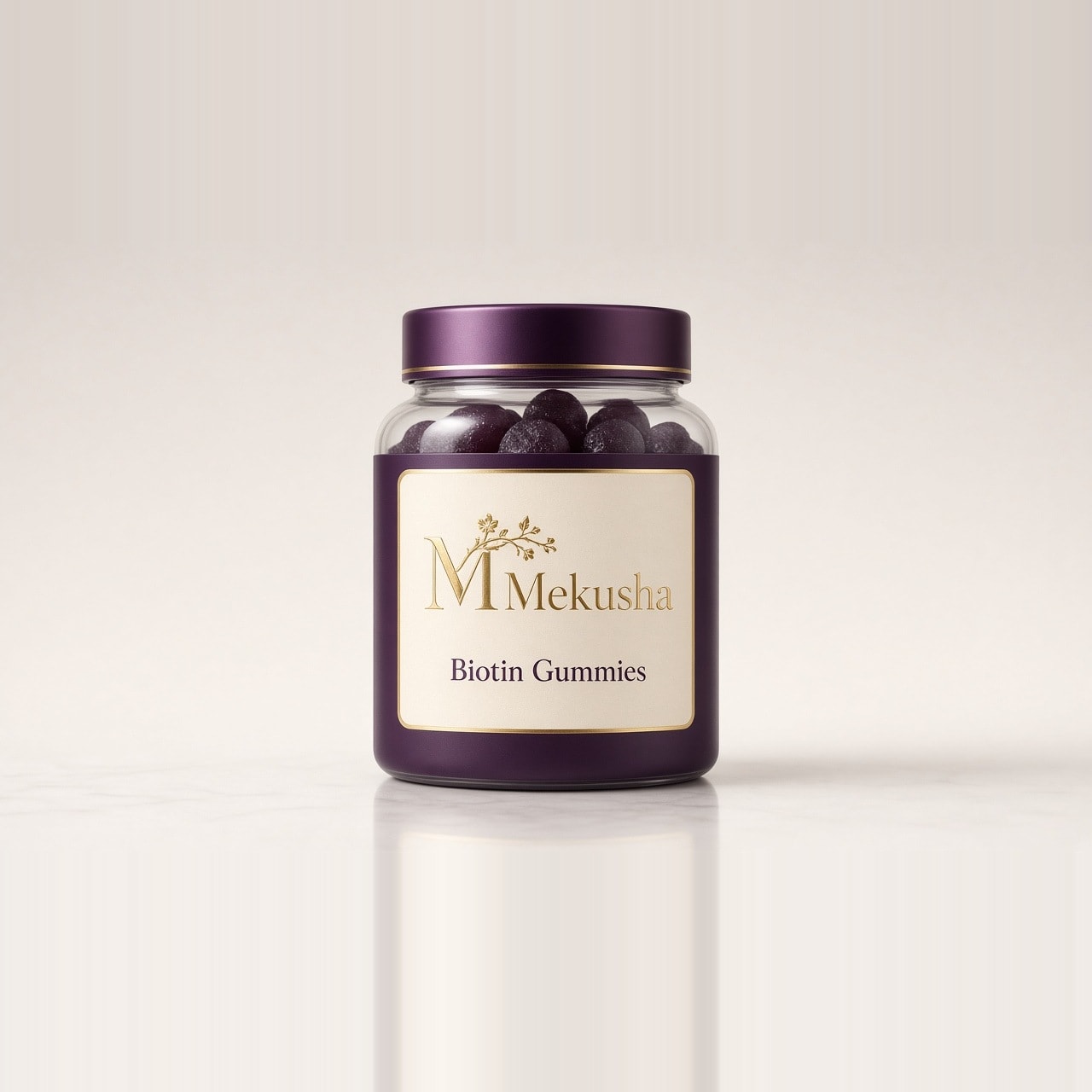 10,000 mcg Biotin Raspberry Gummies, image 1 of 5