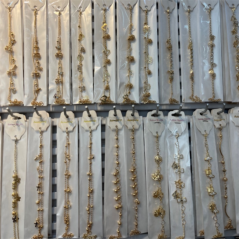 14K Gold-Plated Cubic Zirconia Sweet Bracelet, image 1 of 6