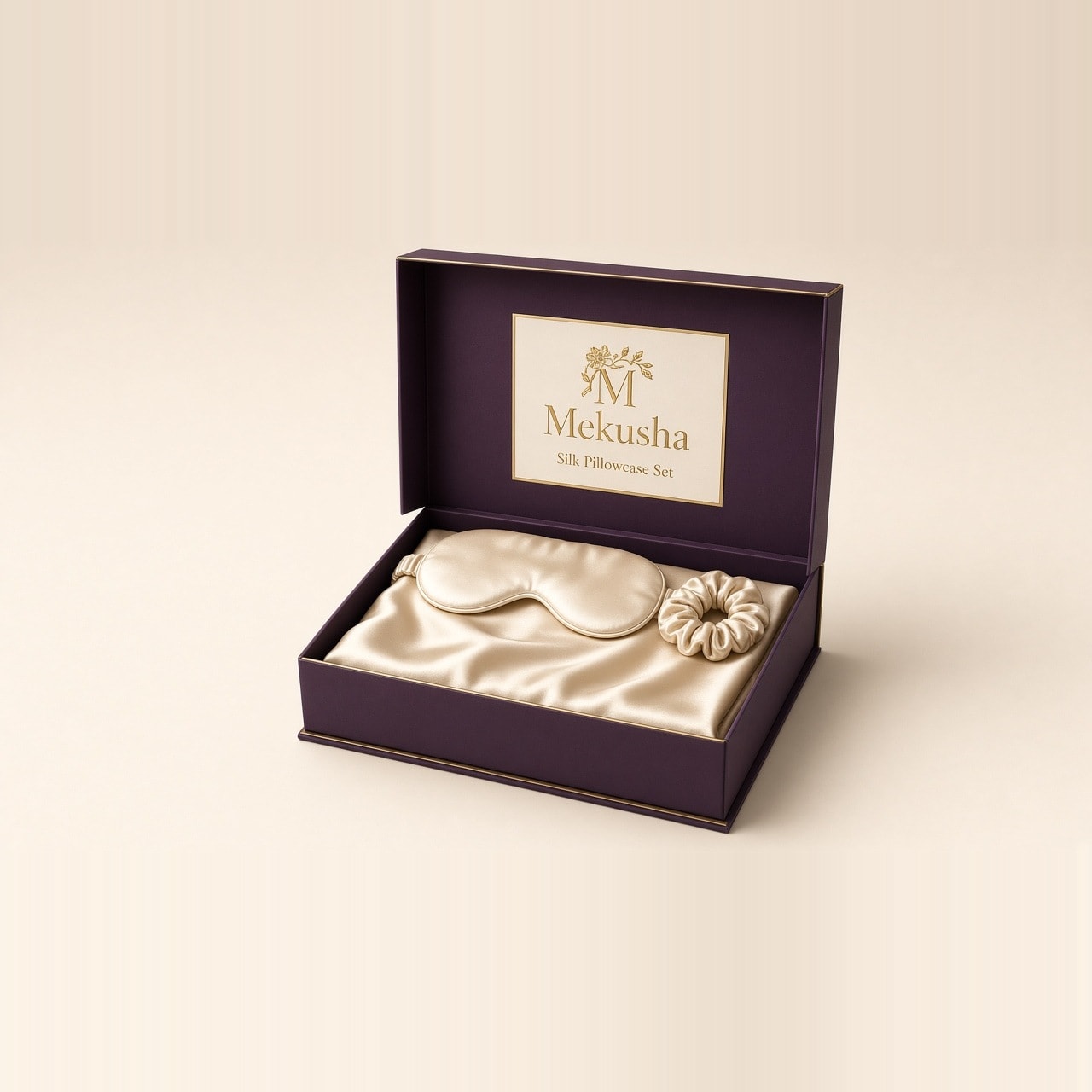 22 Momme Mulberry Silk Pillowcase & Eye Mask Set, image 1 of 5