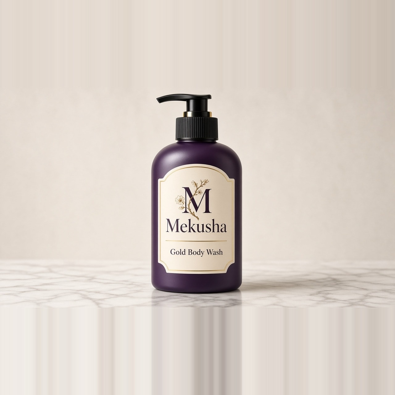 24K Gold Foil Sandalwood Body Wash, image 1 of 5