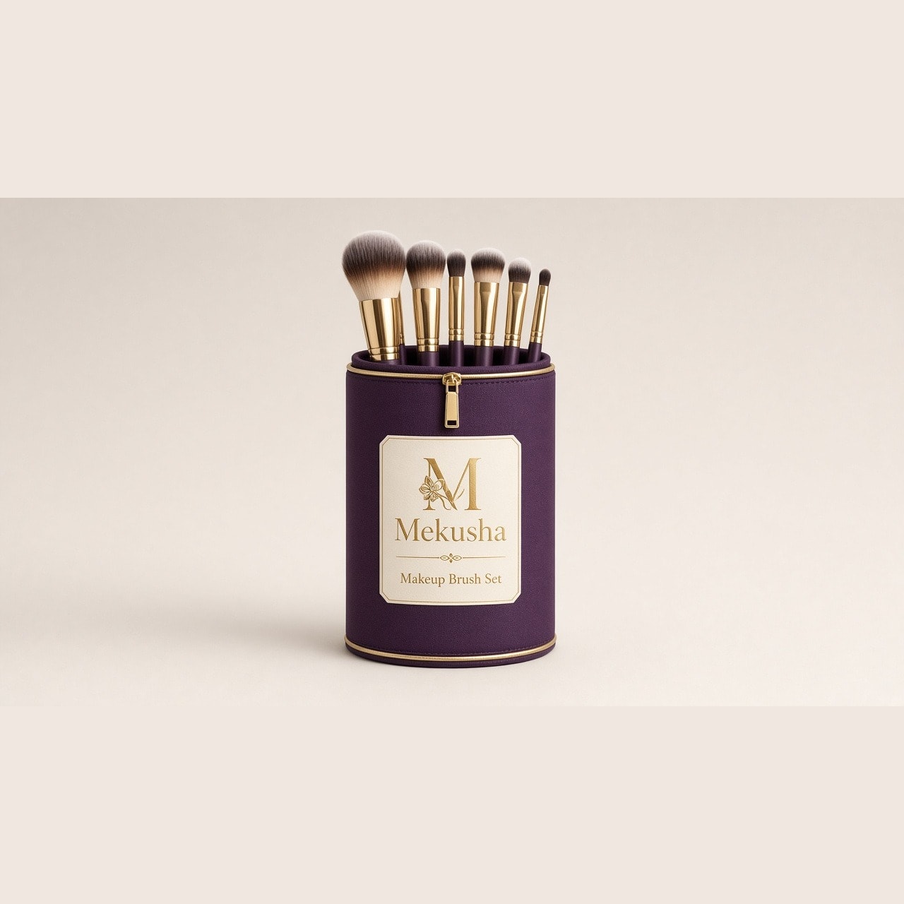 5-Piece Essential Makeup Brush Set, image 1 of 5