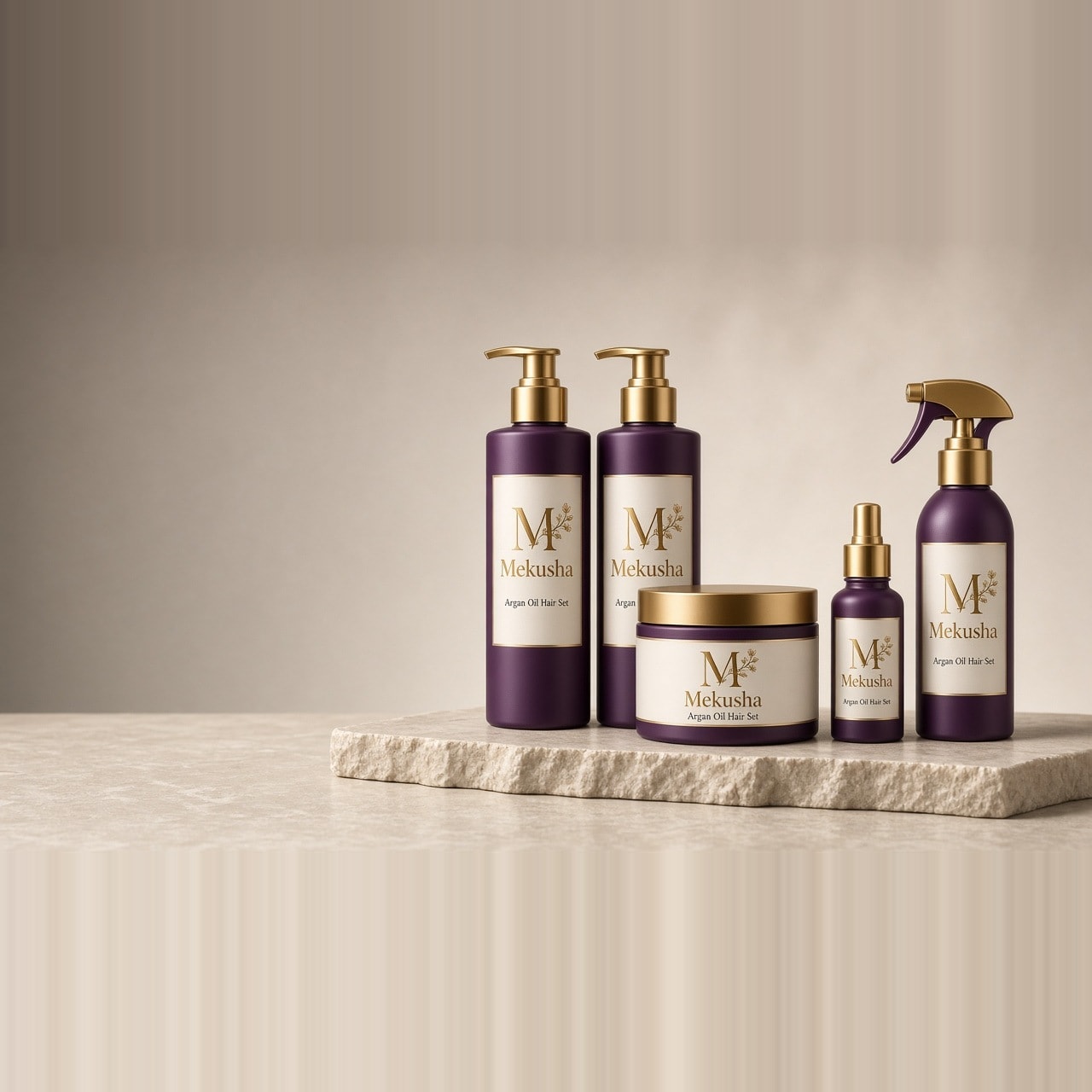 Argan Oil Strengthening Hair Care Set 900ml, image 1 of 5