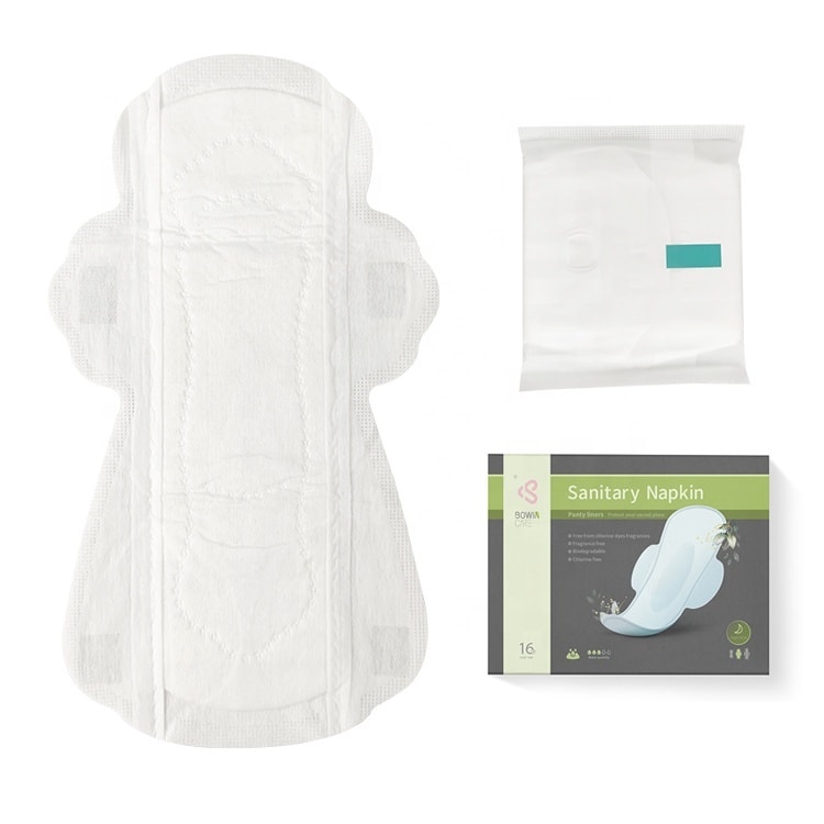 Biodegradable Cotton Sanitary Pads, image 1 of 6