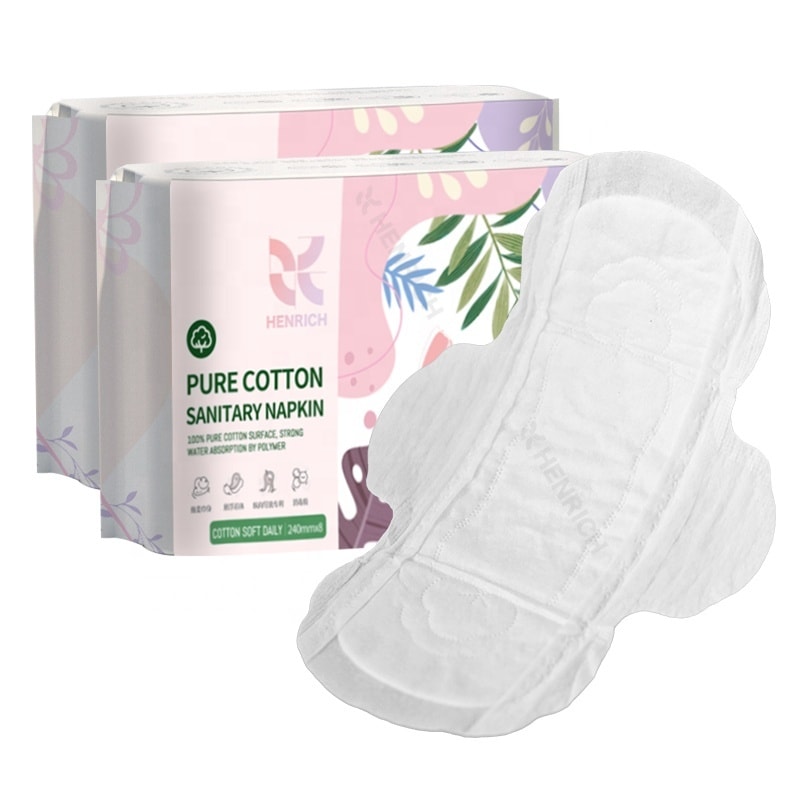 Biodegradable Cotton Sanitary Pads, image 1 of 6