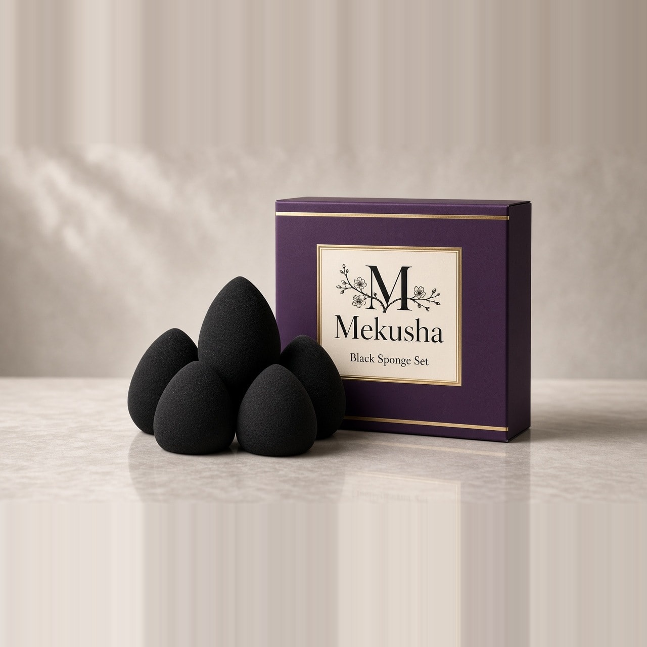 Black Teardrop Blender Sponge, image 1 of 5