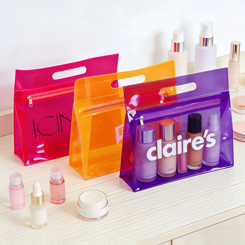 Clear Waterproof Toiletry Pouch, image 1 of 1