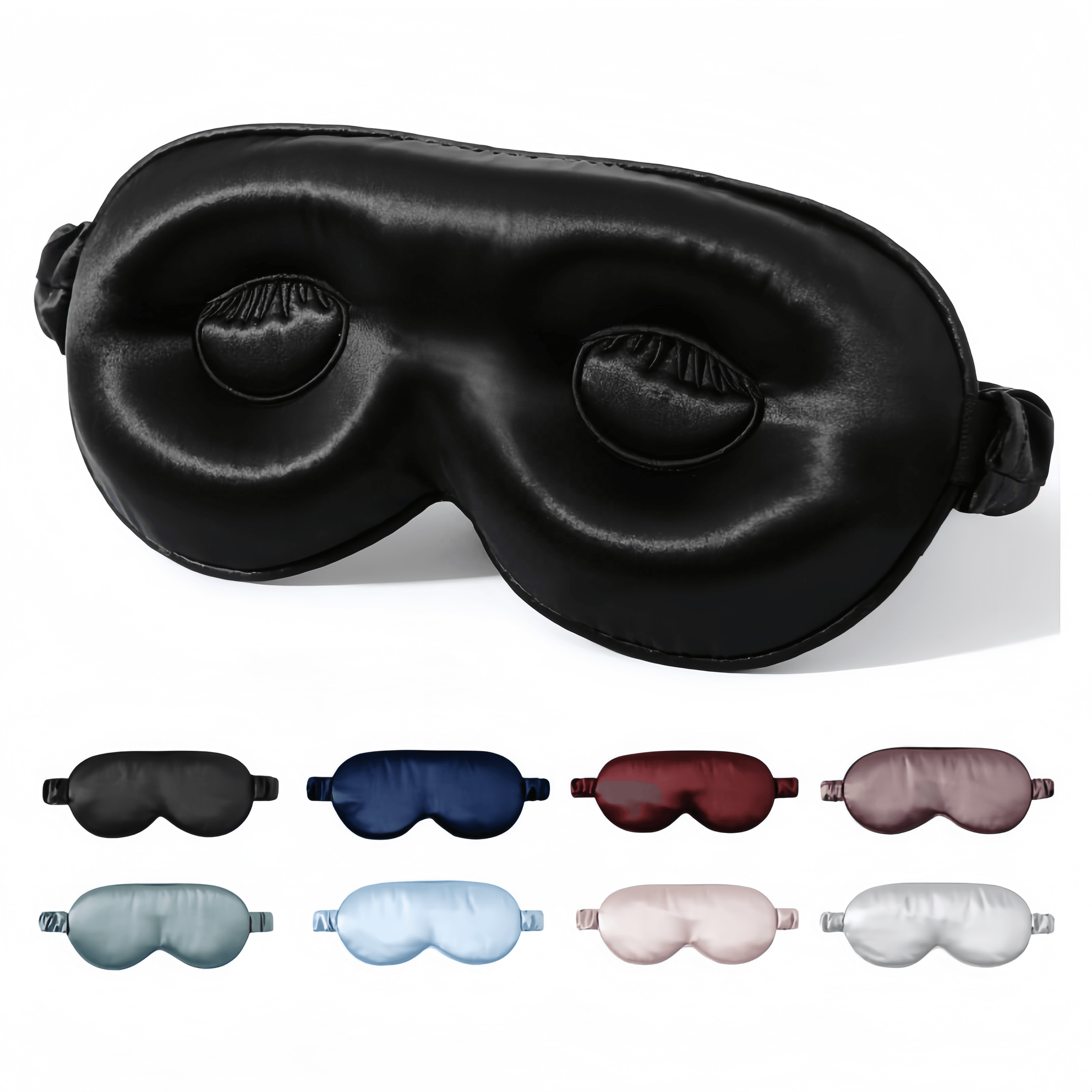 Contoured Silk Sleep Mask, image 1 of 6