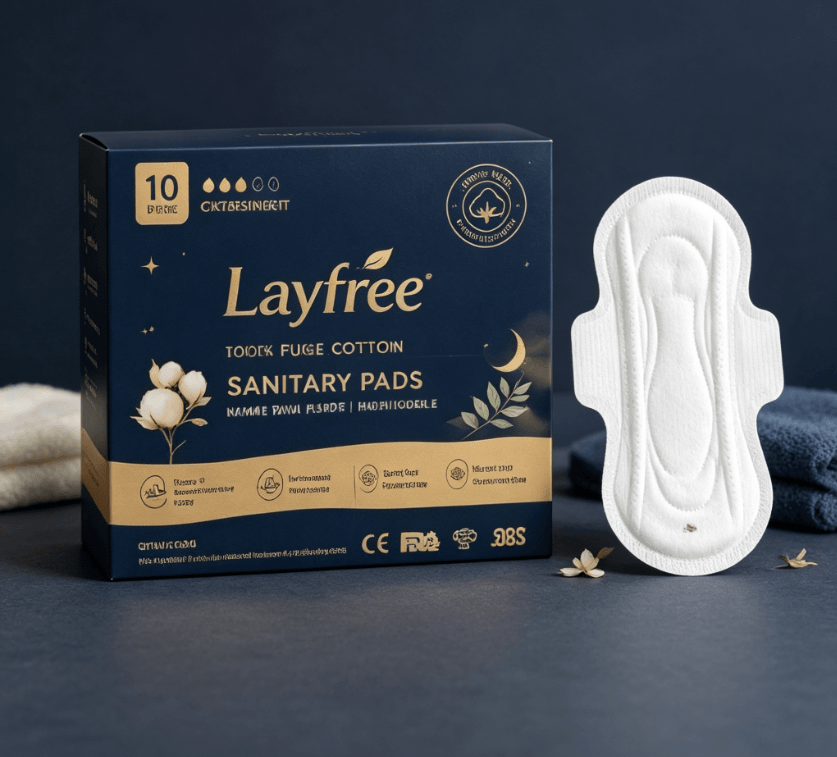 Cotton Sanitary Pads, image 1 of 6
