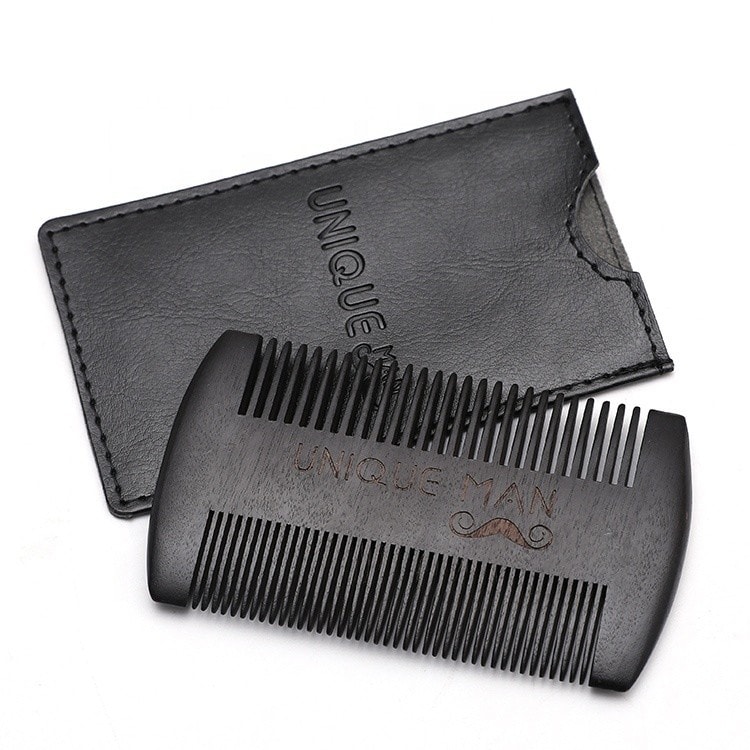 Double-Sided Wooden Wide-Tooth Comb, image 1 of 1