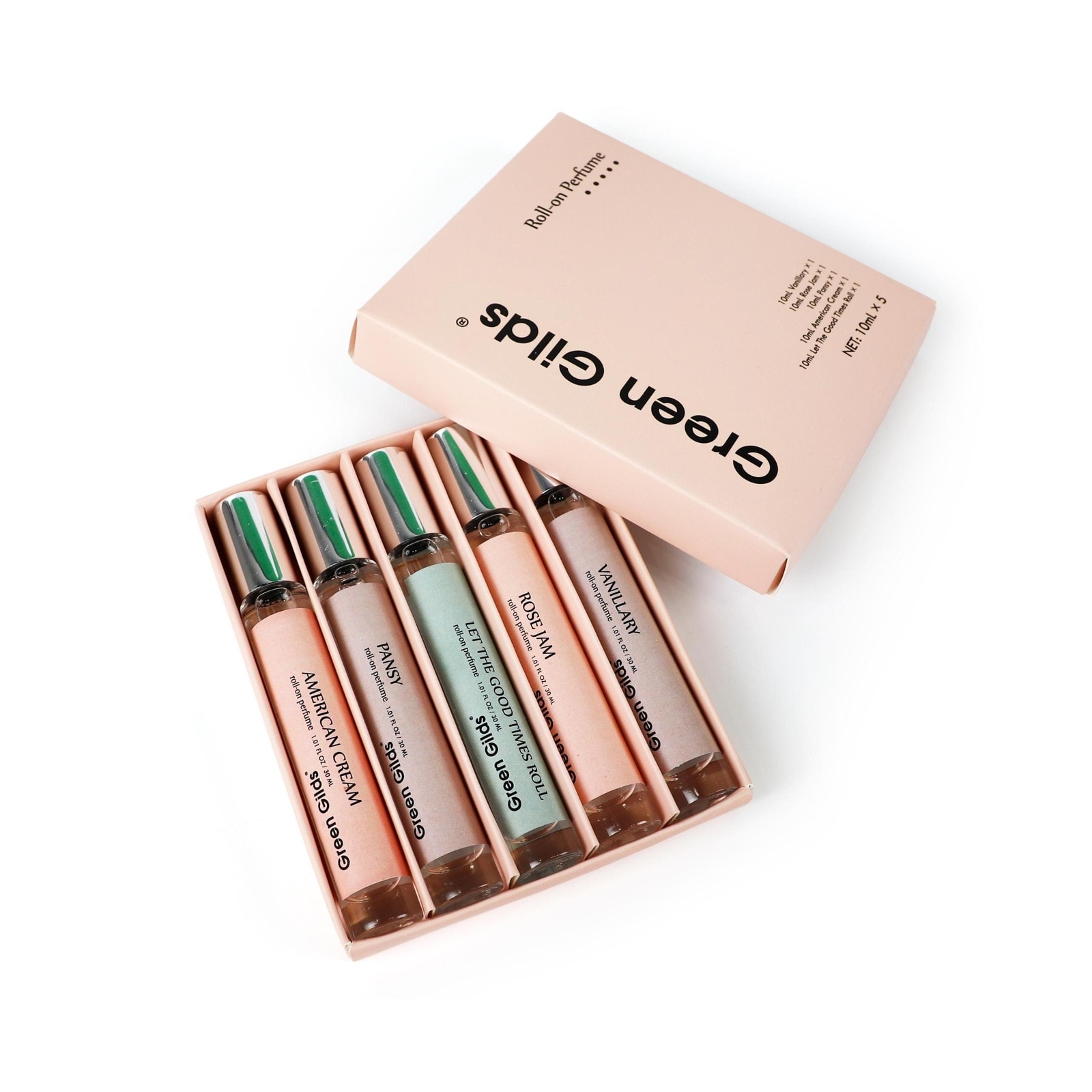 Floral Roll-On Perfume Gift Set, 5 x 30 ml, image 1 of 1