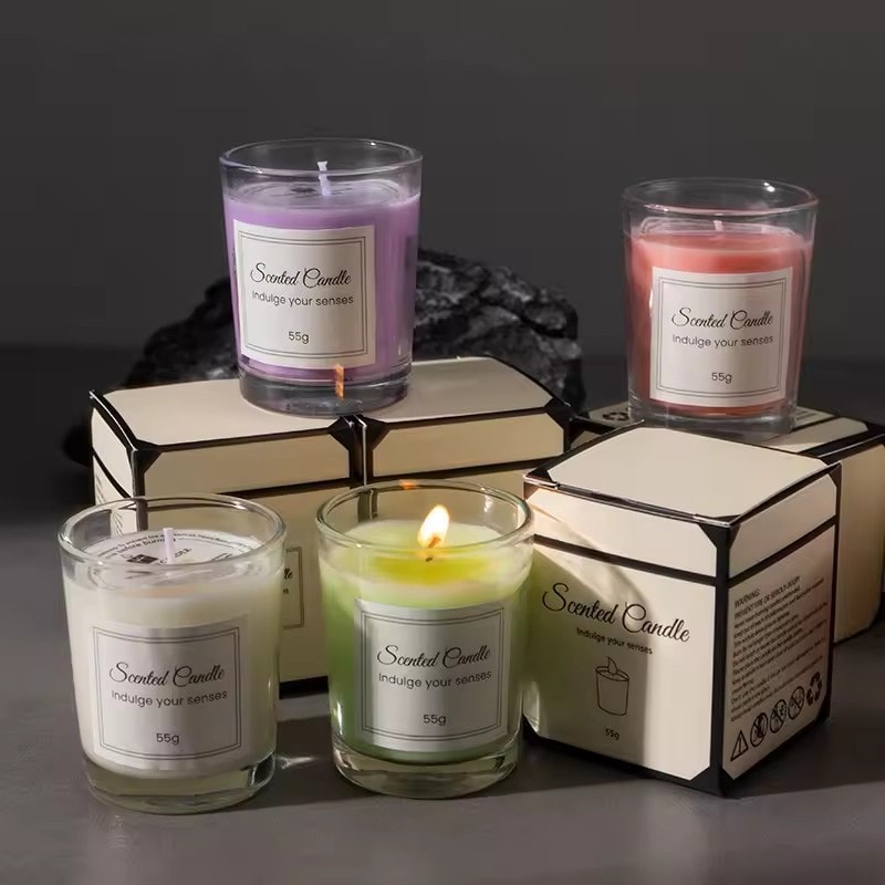 Glass Jar Scented Candle, image 1 of 1