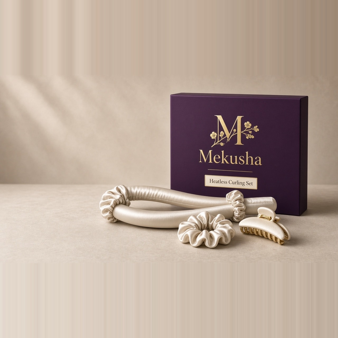 Heatless Curling Rod Scrunchie Set, image 1 of 5