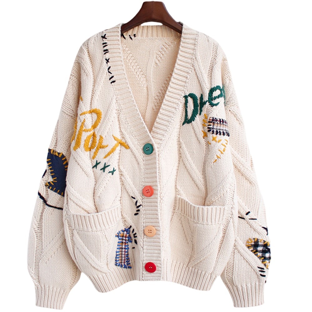 Knit Sweater Jacket with Pockets, image 1 of 1