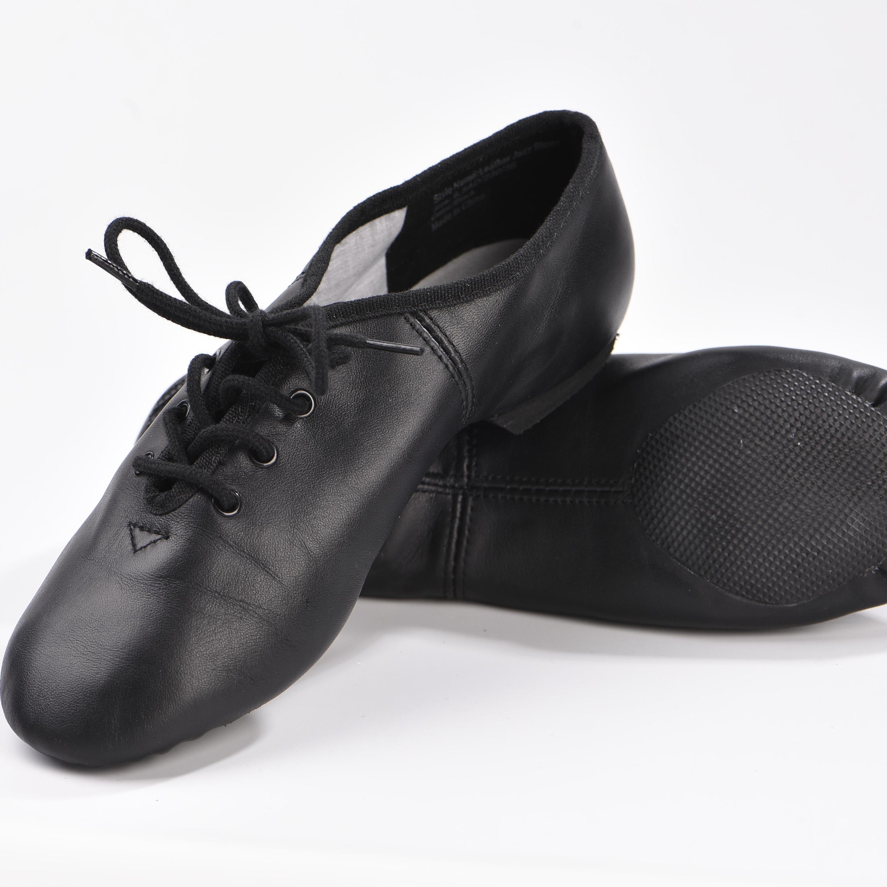 Lace-Up Leather Tap Shoes, image 1 of 6