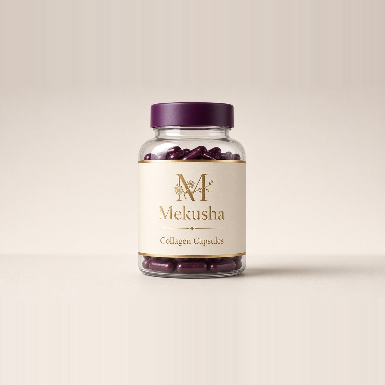Marine Collagen Capsules with Vitamin C, image 1 of 5