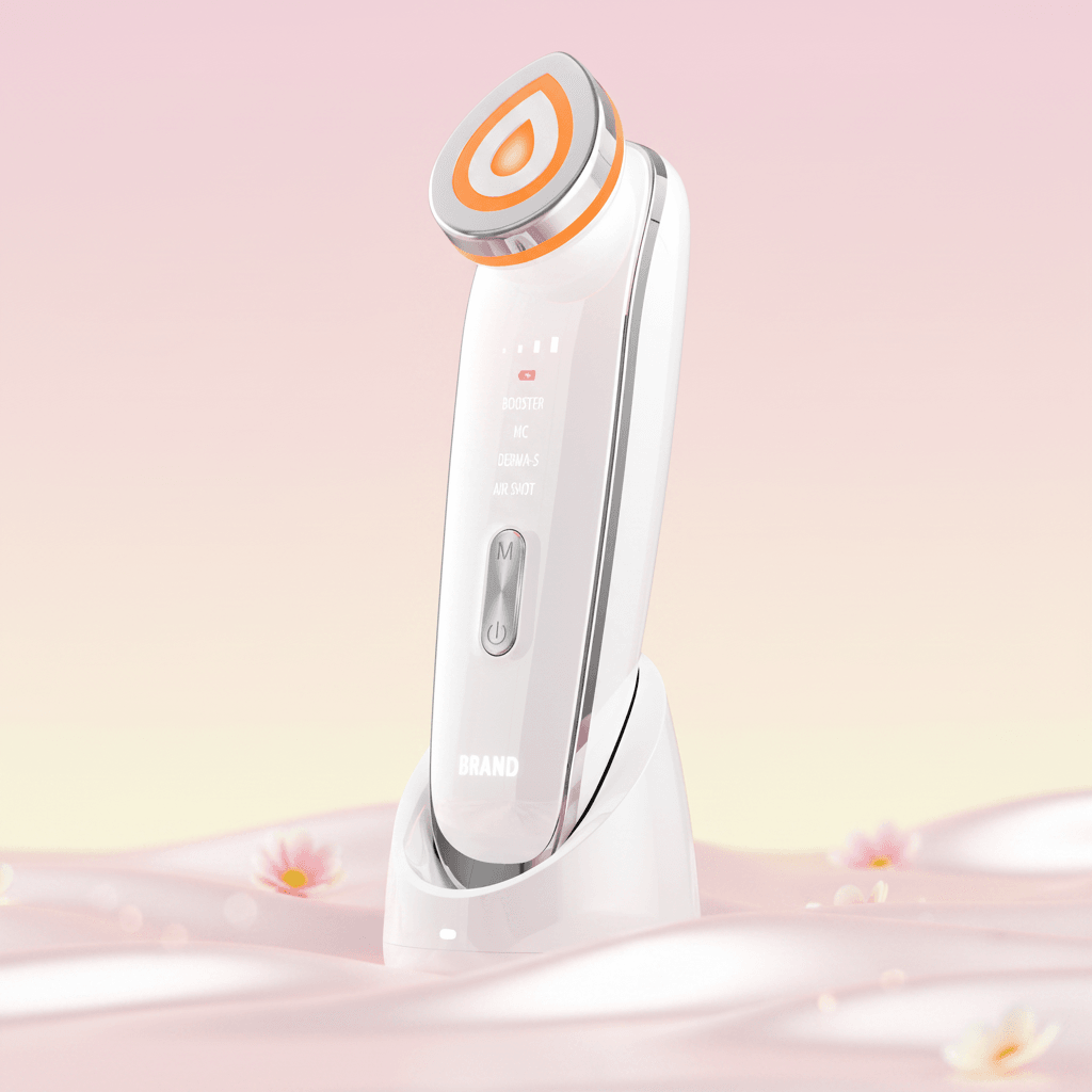 Microcurrent 6-in-1 Facial Massager Device, image 1 of 6