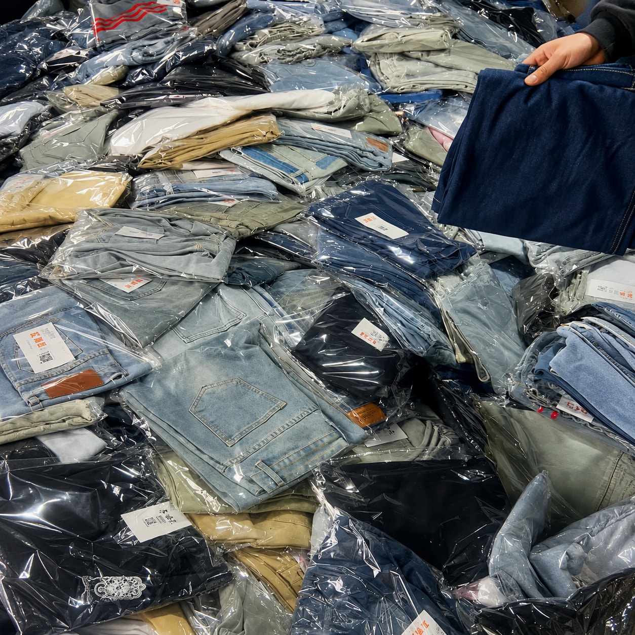 Mid-Rise Denim Jeans, image 1 of 6