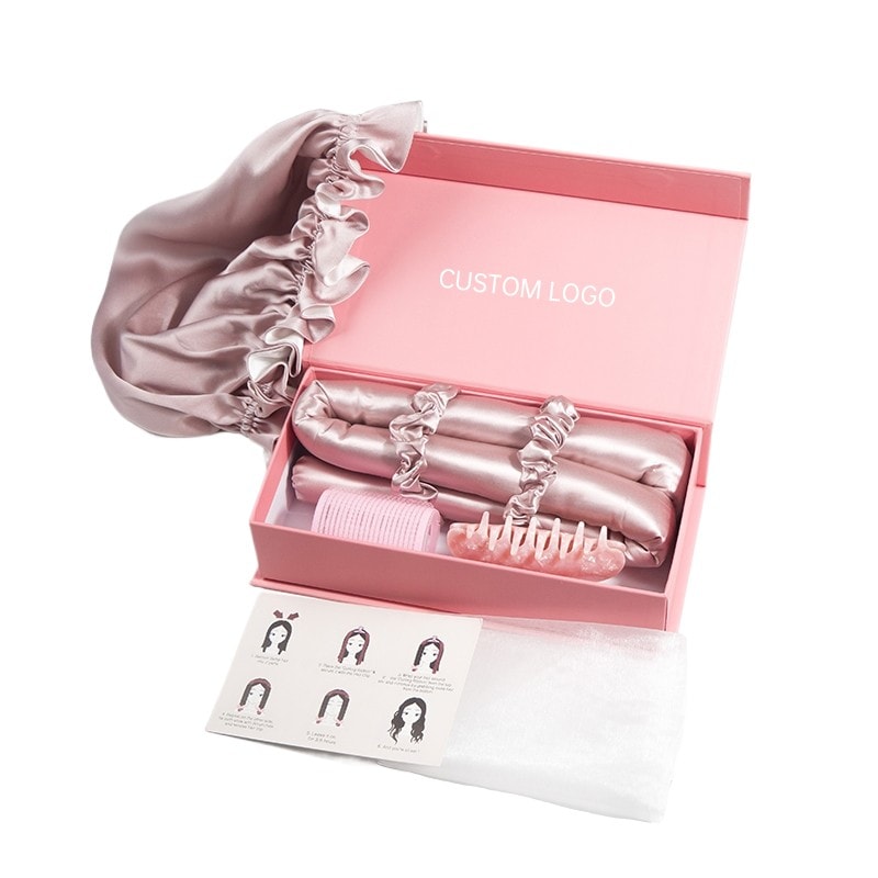 Mulberry Silk Heatless Curling Ribbon with Scrunchie, image 1 of 1