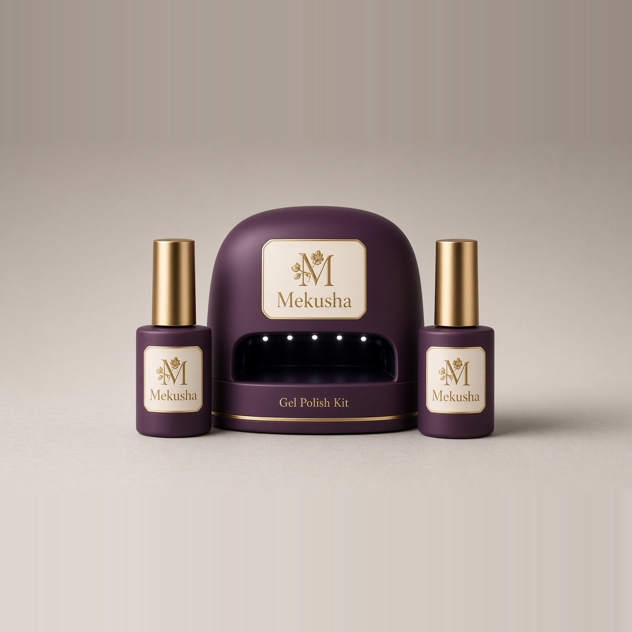 Neon Gel Polish Kit with LED Lamp, image 1 of 5