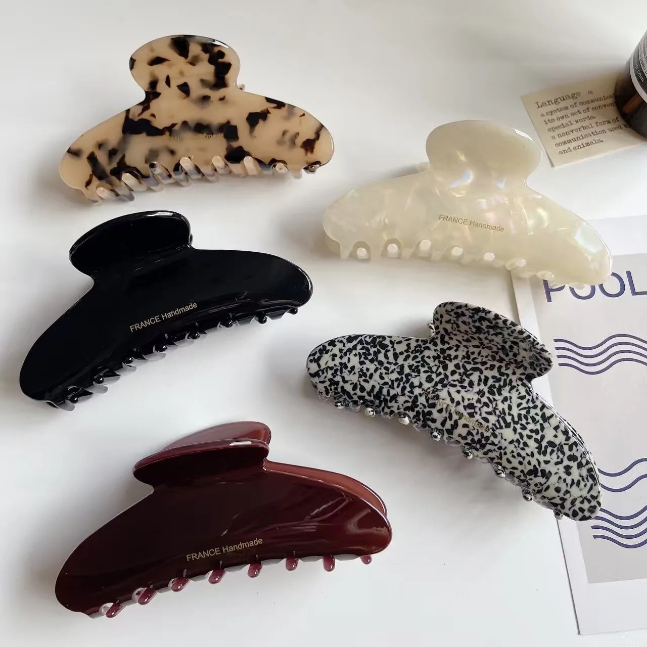 Novelty Food-Shaped Acetate Claw Clip, image 1 of 6