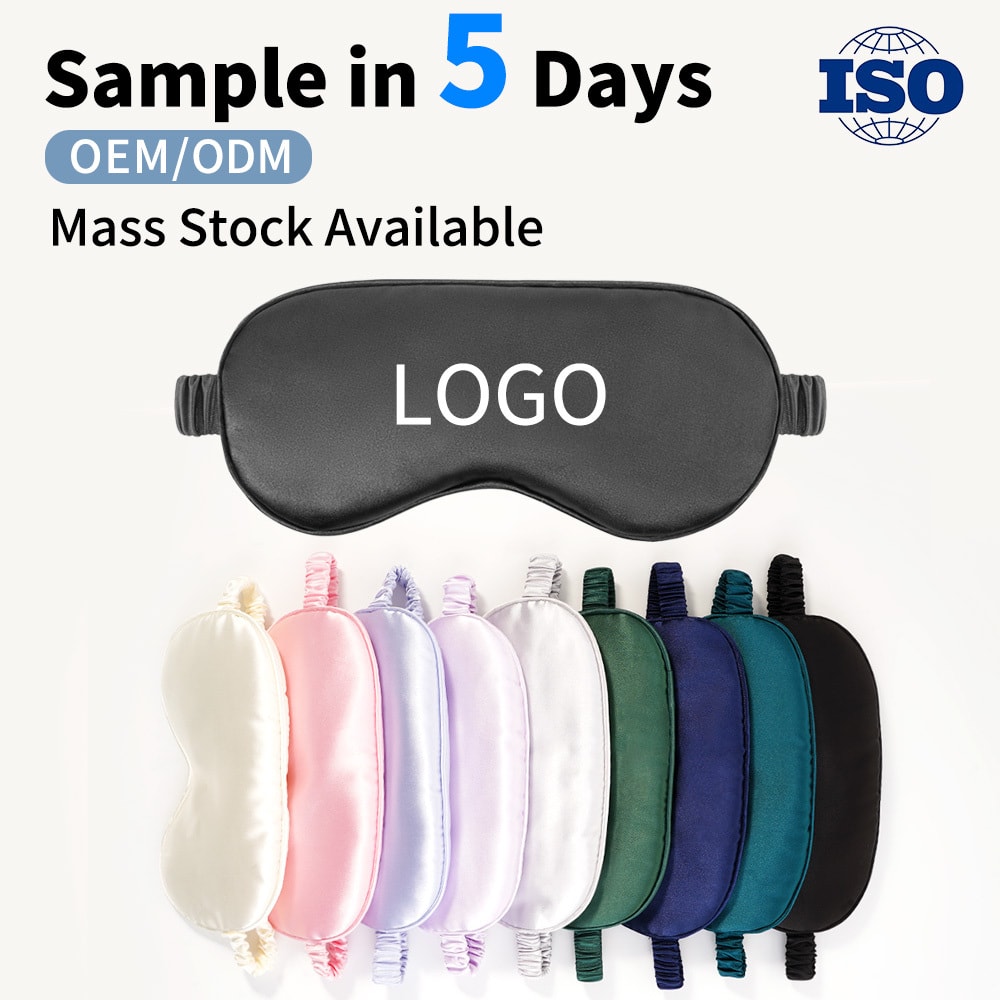 Padded Silk Sleep Mask, image 1 of 6