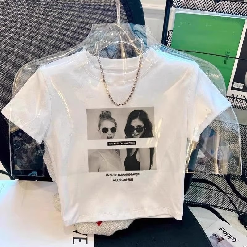 Plus-Size Printed Graphic T-Shirt, image 1 of 4