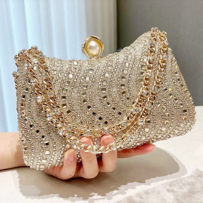 Polyester-Lined Evening Bag, image 1 of 1