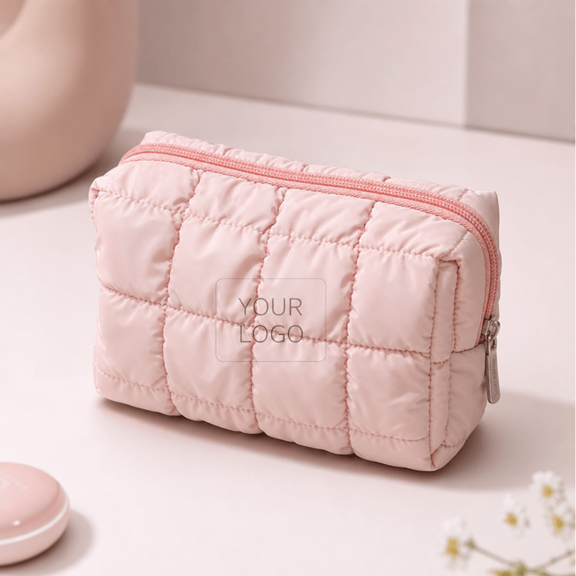 Quilted Puffy Cosmetic Bag, image 1 of 6