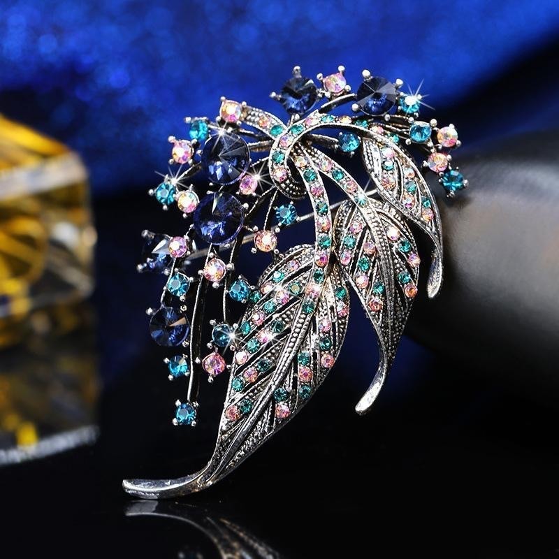 Rhinestone Brooch, image 1 of 5