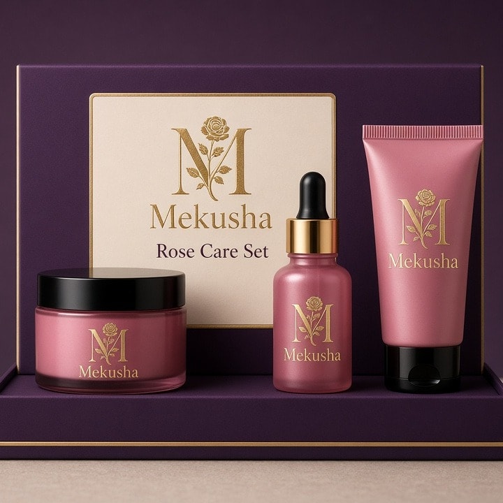 Rose Brightening 5-Piece Skincare Set, image 1 of 5