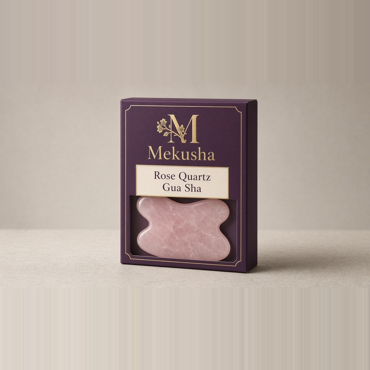 Rose Quartz Gua Sha Stone, image 1 of 5