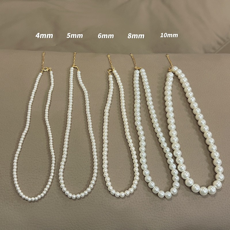 Round Pearl Choker Necklace, image 1 of 1