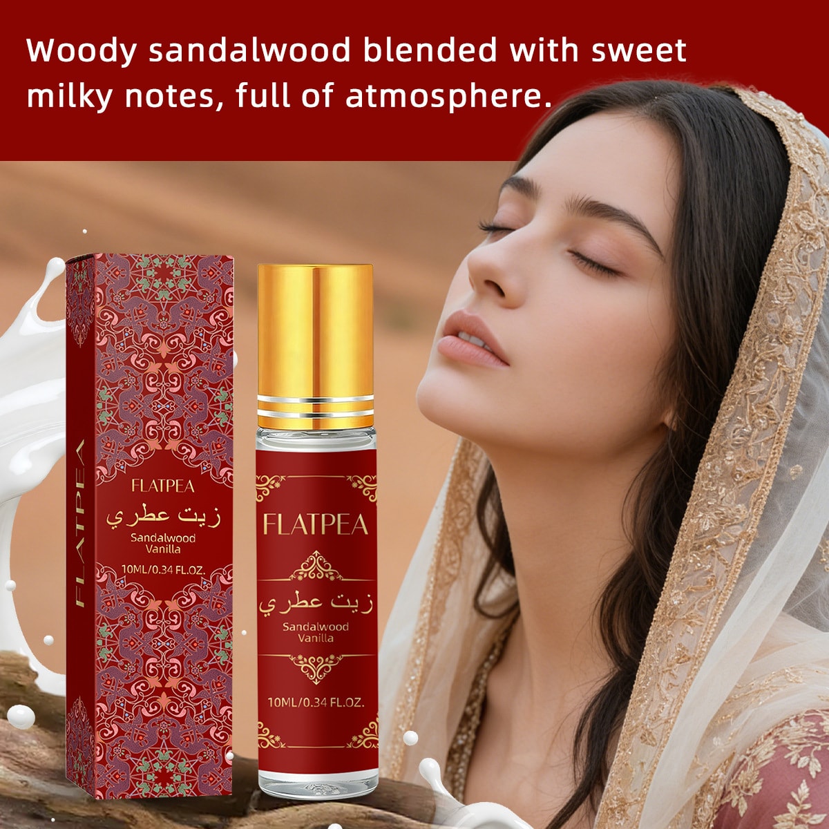 Sandalwood Woody Arabian Perfume Oil, image 1 of 5