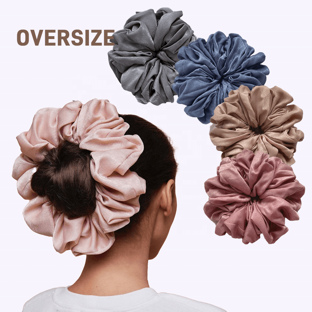 Satin Velvet Scrunchies, image 1 of 6