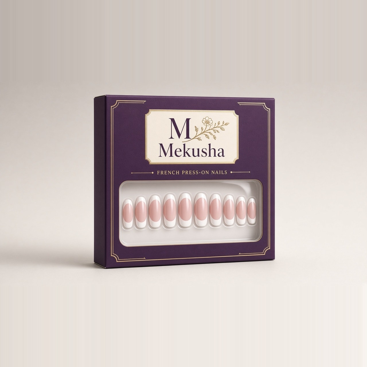 Soft Gel French Press-On Nails, image 1 of 5