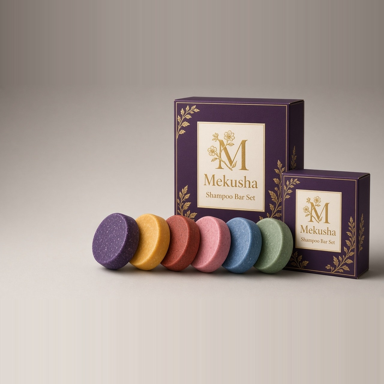 Solid Shampoo Bar Tin Gift Set, image 1 of 5
