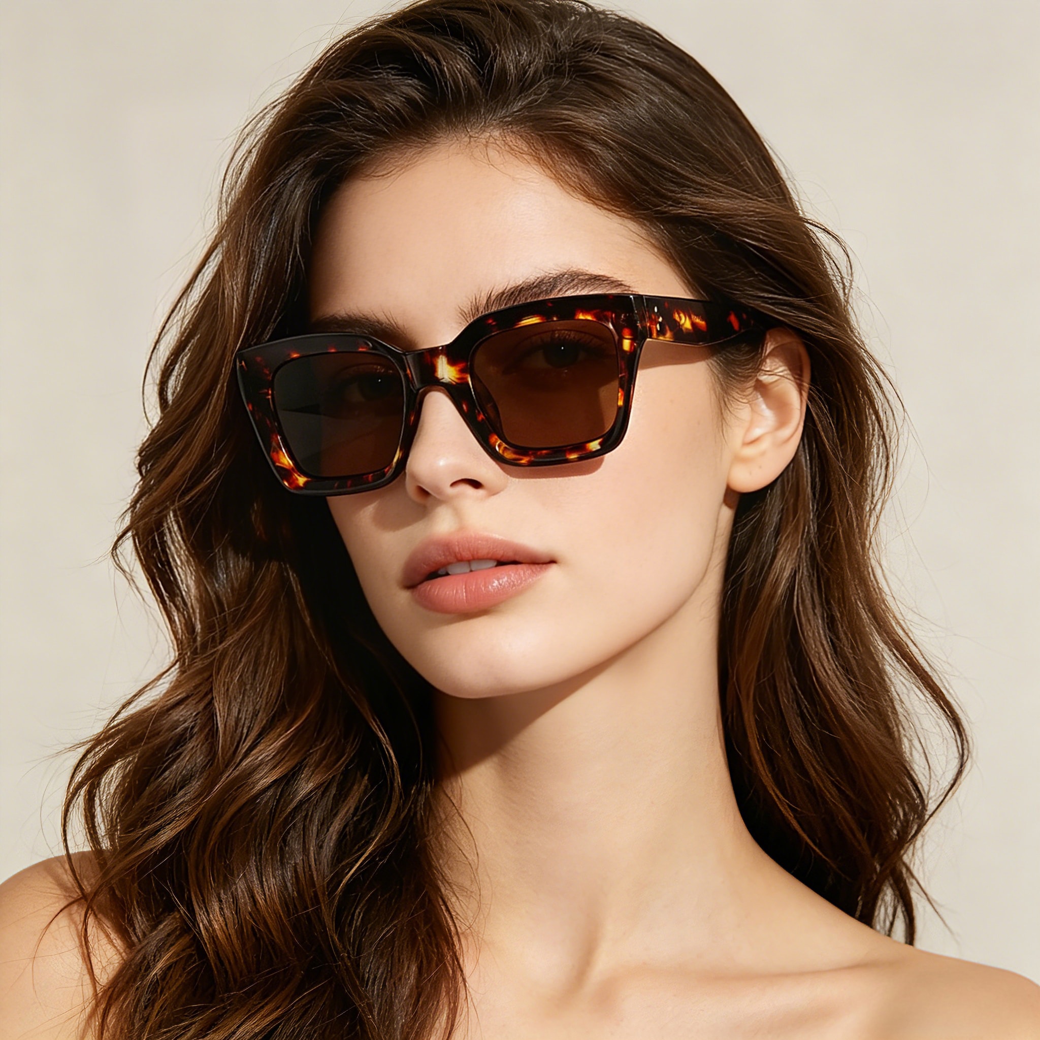 Square Oversized Polarized Sunglasses, image 1 of 6