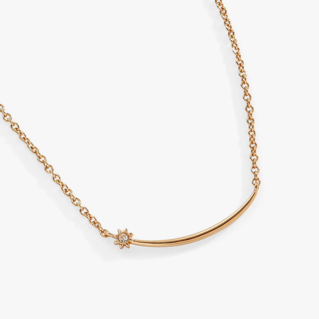 Stainless Steel Cubic Zirconia Necklace, image 1 of 6