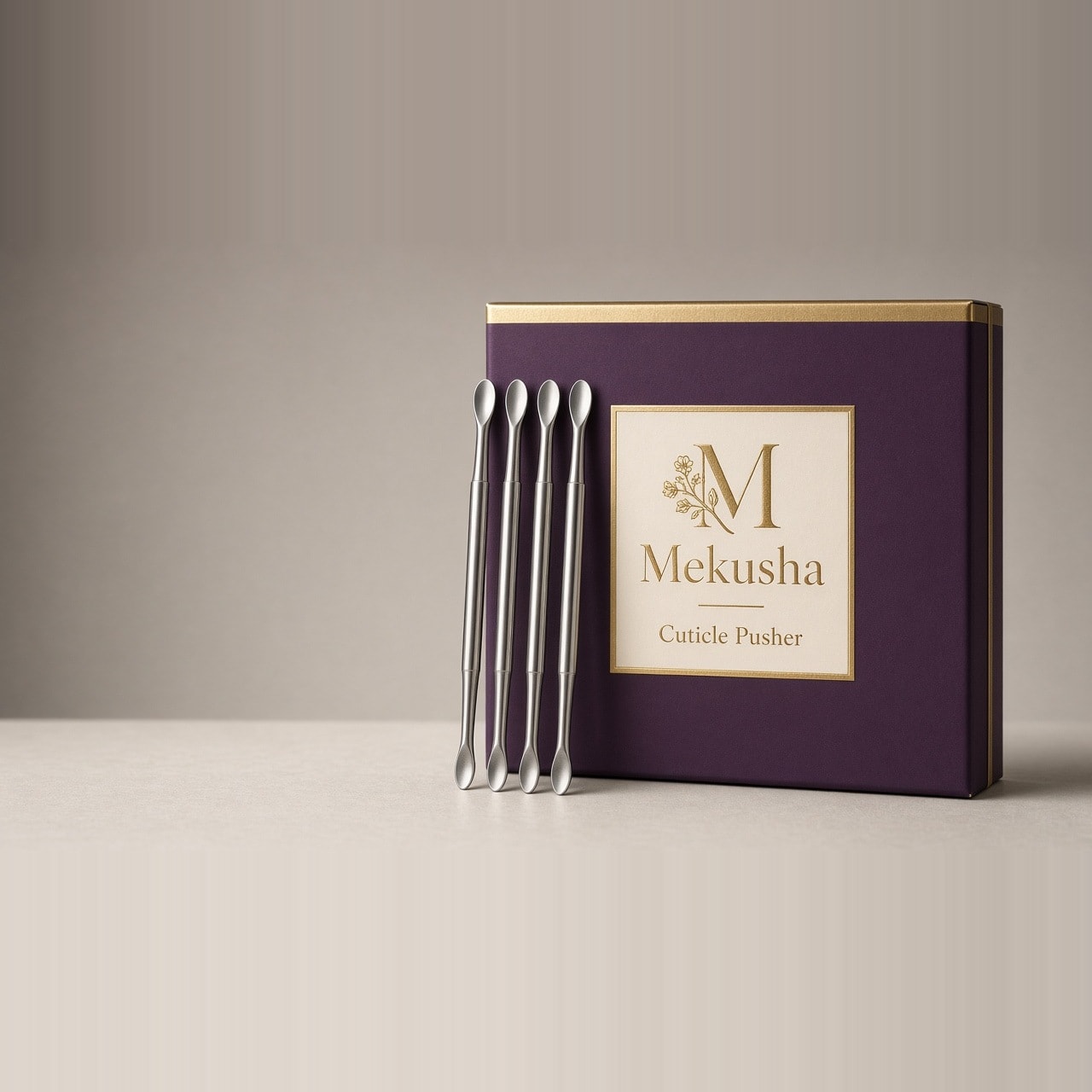 Stainless Steel Cuticle Pusher, image 1 of 5