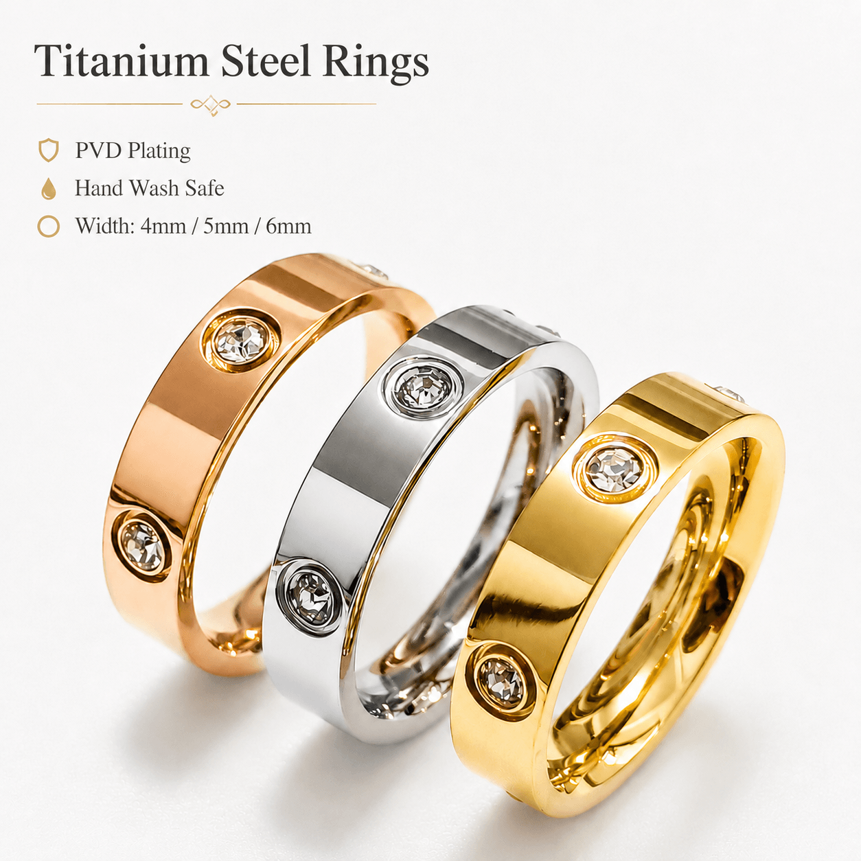 Stainless Steel Waterproof Ring, image 1 of 6