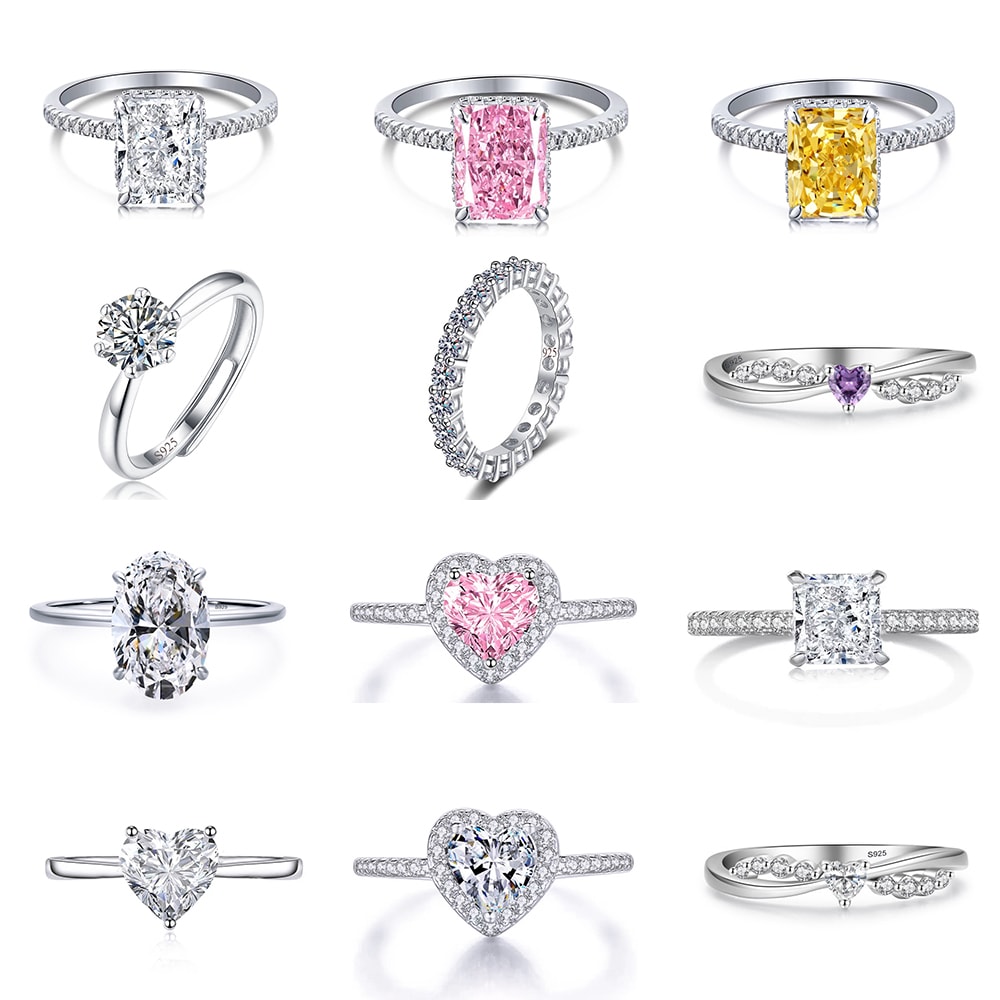 Sterling Silver Cubic Zirconia Ring, image 1 of 6