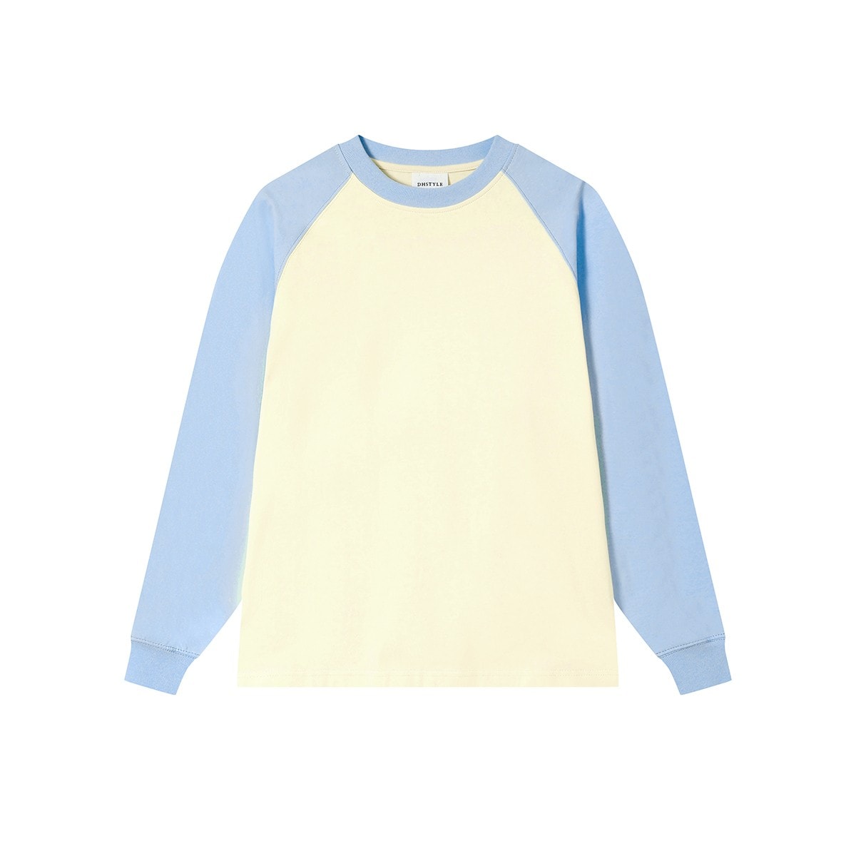 Two-Tone Raglan Long-Sleeve Tee, image 1 of 1