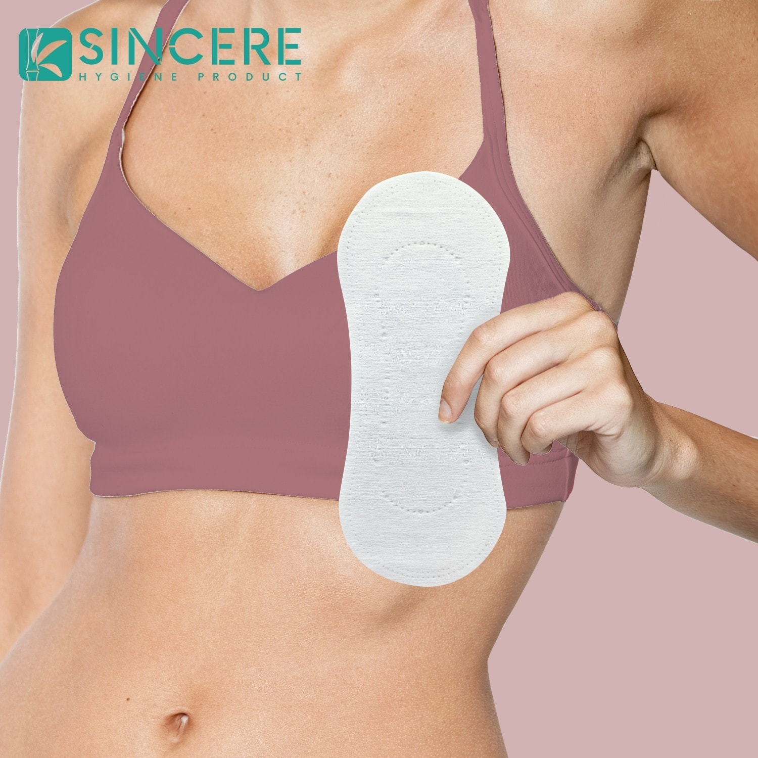 Ultra-Thin Bamboo Winged Sanitary Pads, image 1 of 6