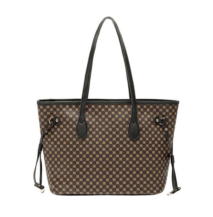 Vegan Leather Large Tote Bag, image 1 of 4