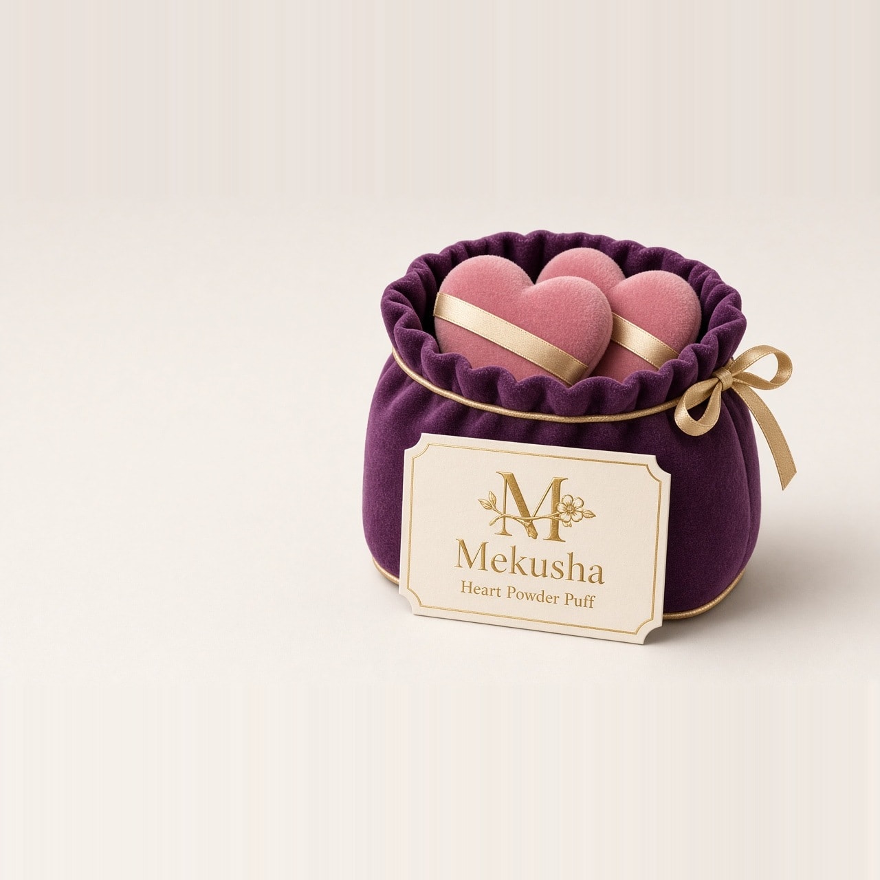 Velvet Heart Powder Puff, image 1 of 5