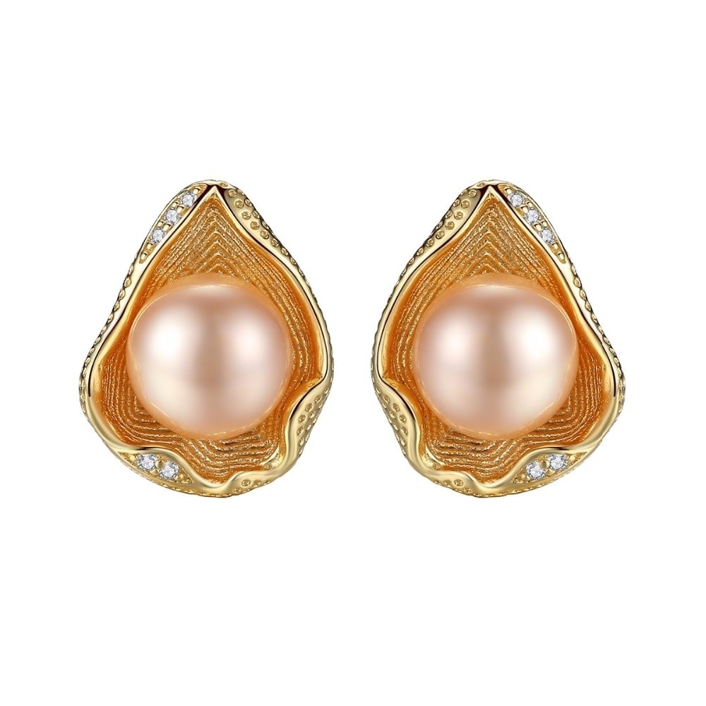 Vintage Pearl Nest Stud Earrings, image 1 of 1