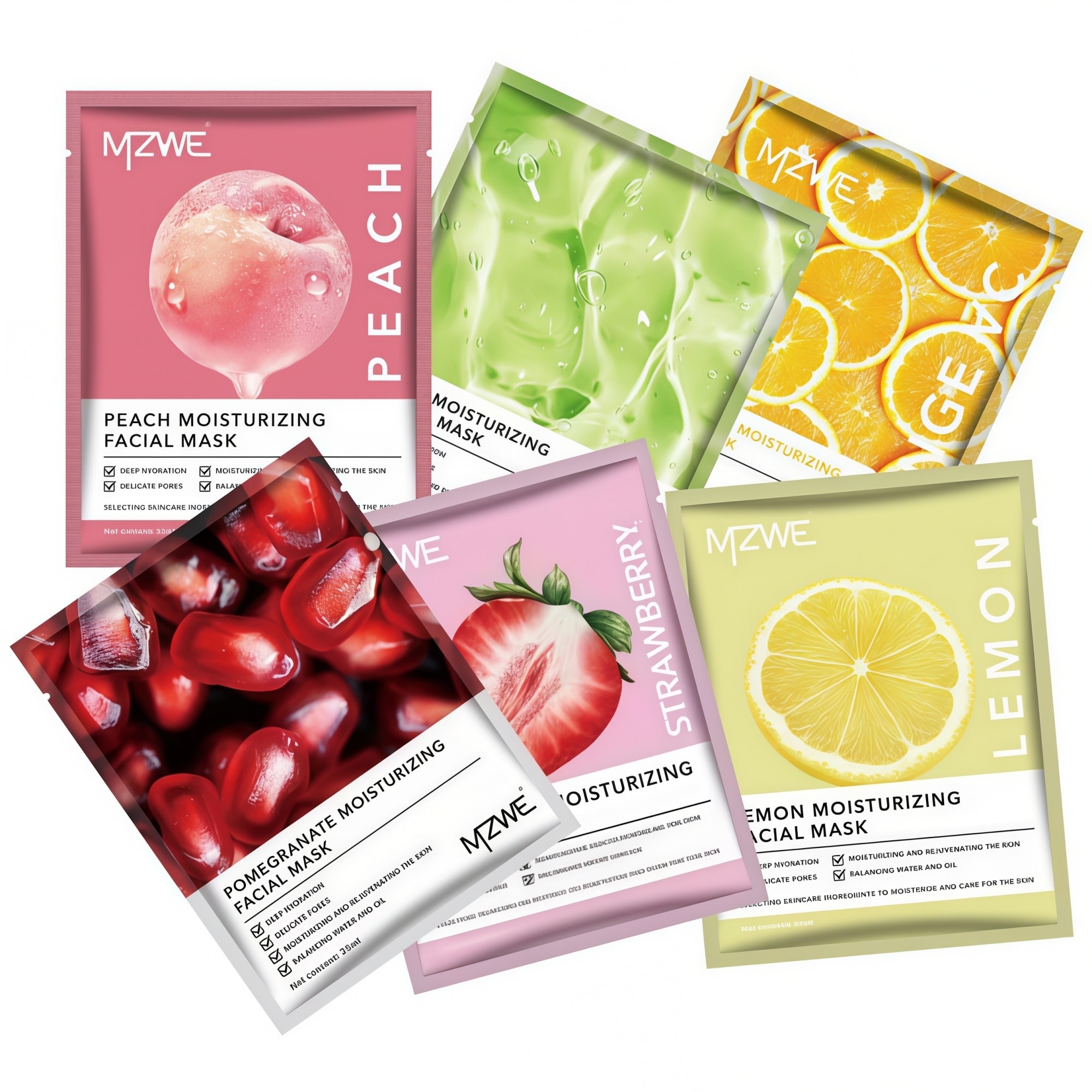 Vitamin C Ceramide Niacinamide Face Sheet Masks, image 1 of 6