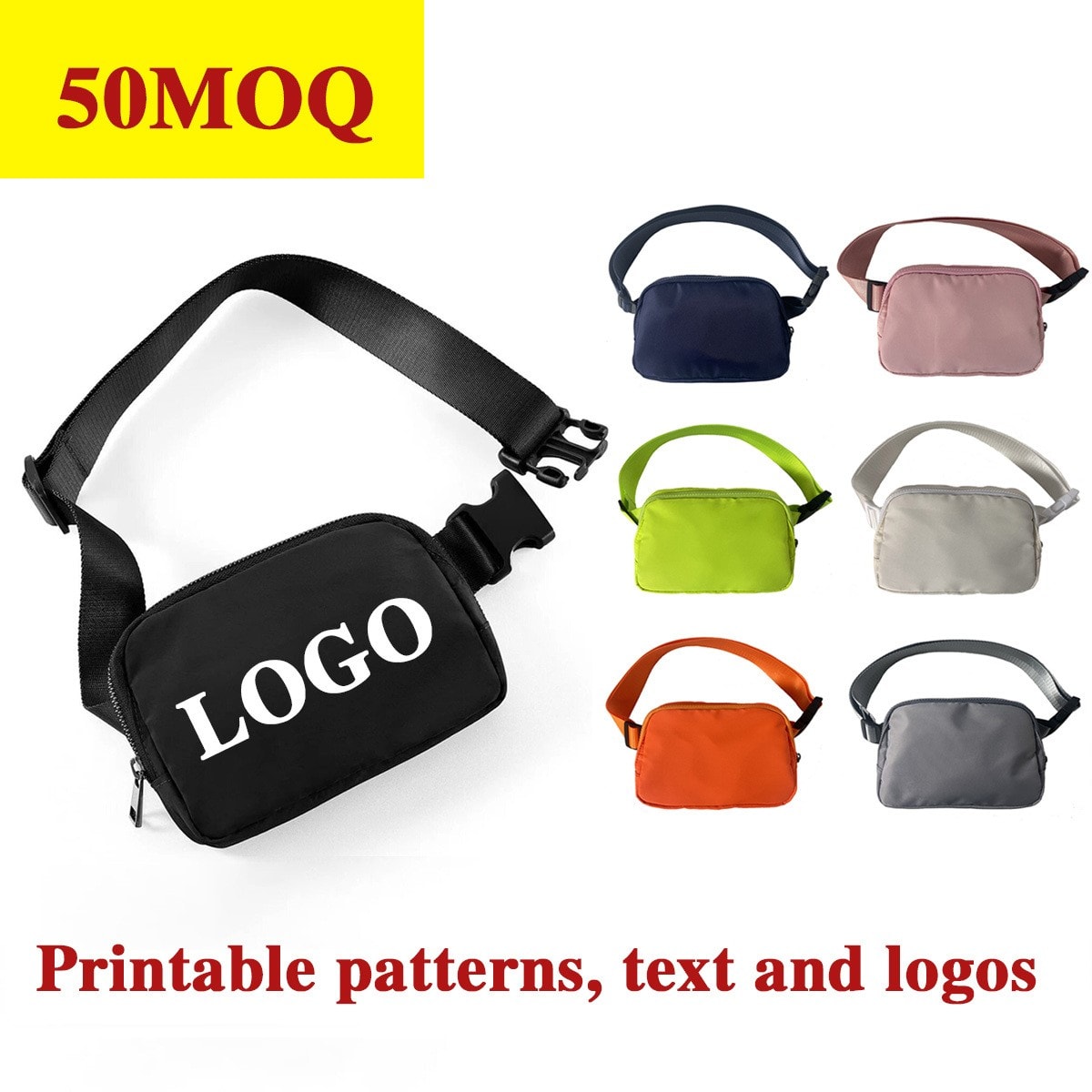 Waterproof Nylon Belt Bag, image 1 of 1
