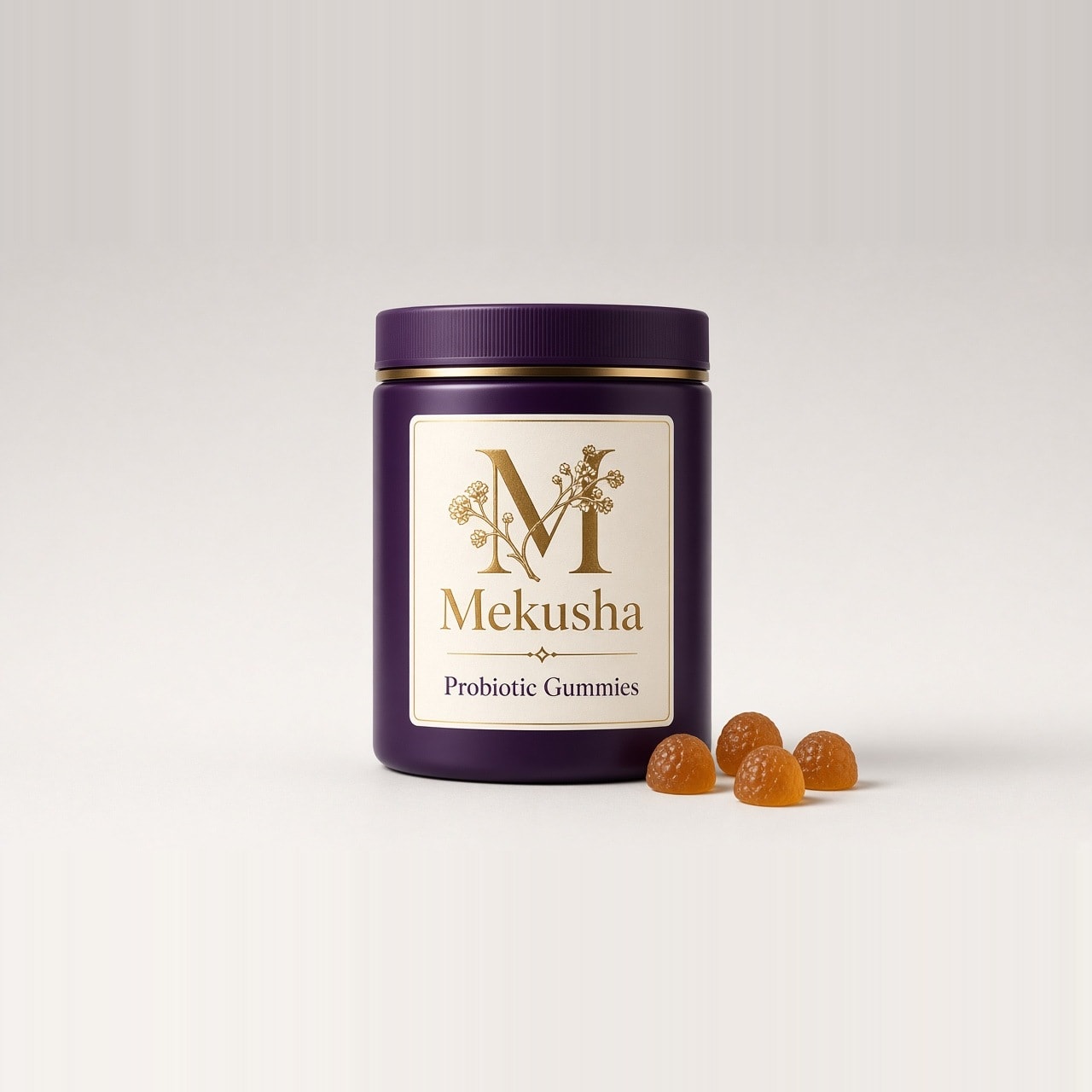 Women's Probiotic Slippery Elm Gummies, image 1 of 5