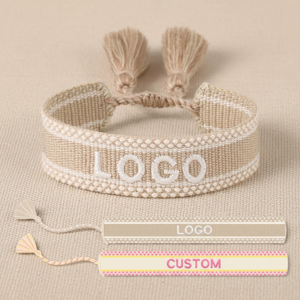 Woven Charm Friendship Bracelet, image 1 of 1